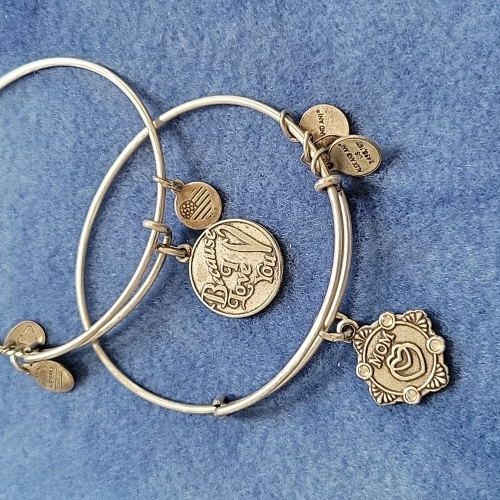 Alex and Ani - Mother's Day Idea - Lot of 2 Charm Bracelets - Picture 1 of 5